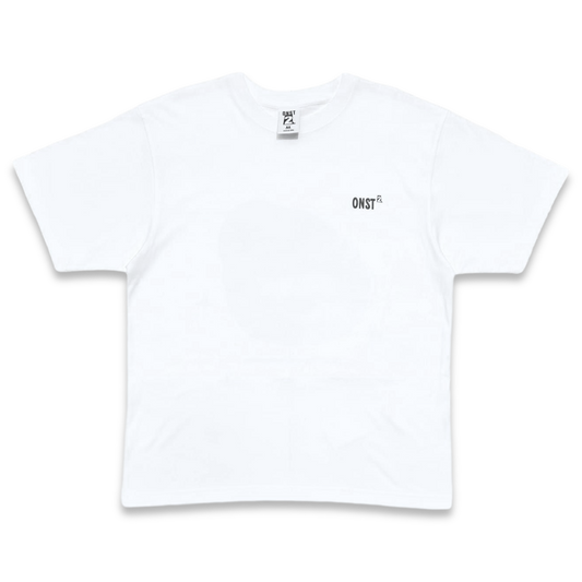 Mouth Boxy Tee white